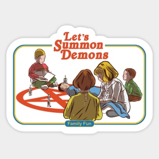 Lets Summon Demons - Childrens Book Parody Sticker